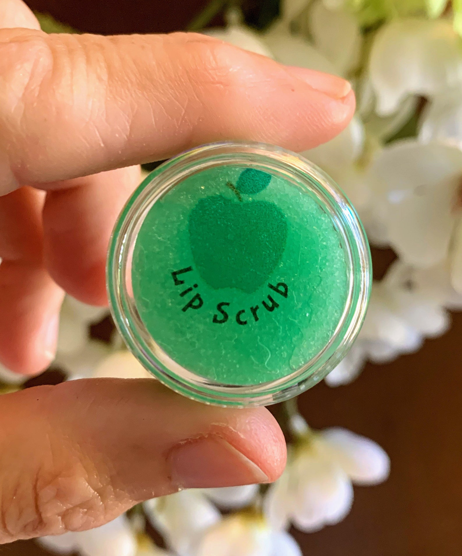 Mini Lip Scrub in Green Apple the Best to Exfoliate Your Lips Etsy