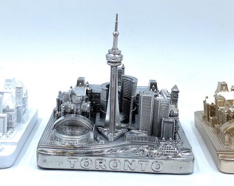 Toronto 3D City Famous Building Model Statue Souvenir Decoration for Home Office 4”
