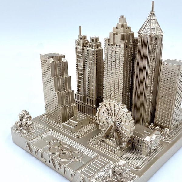 Atlanta 3D City Famous Building Model Statue Décoration Souvenir pour Home Office 4 »