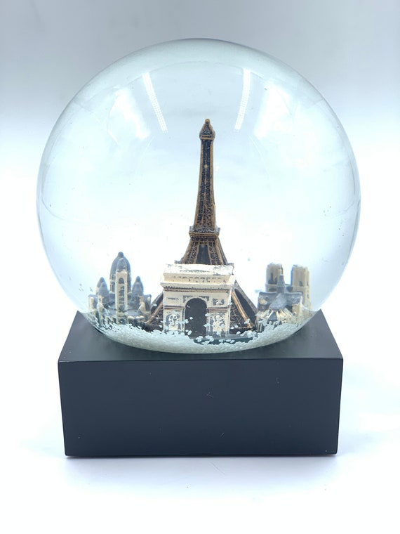 Paris Landmark Snow Globe Romantic Gift Souvenir Decor for Home Office 4  Inches 
