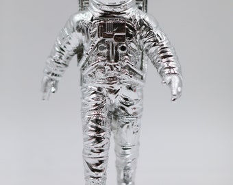 ZIZO NASA Astronaut Figurines electroplate statue d’argent 6 pouces