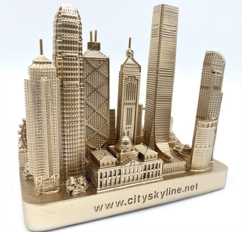 Hong Kong 3D City Famous Building Model Statue Souvenir Decoration for ...