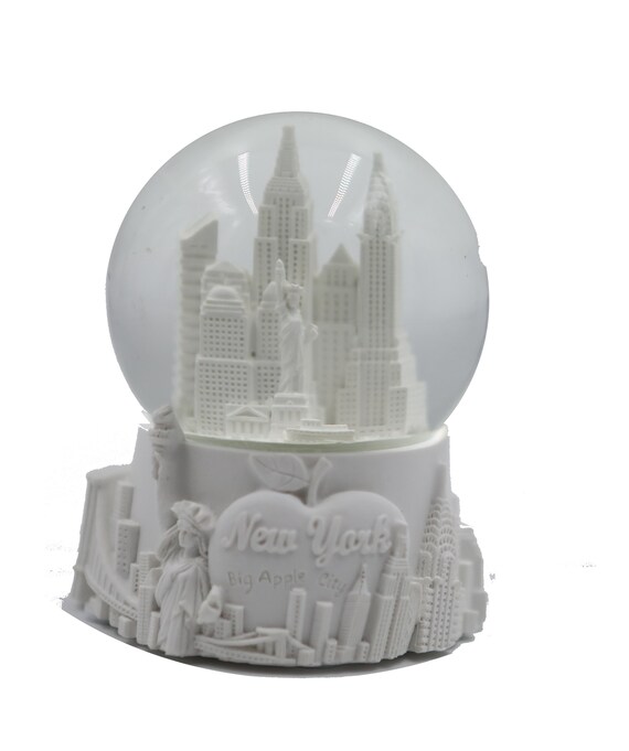 ZIZO New York City Snow Globe for Women Men and Kids Christmas Musical Snowglobe 7 inches