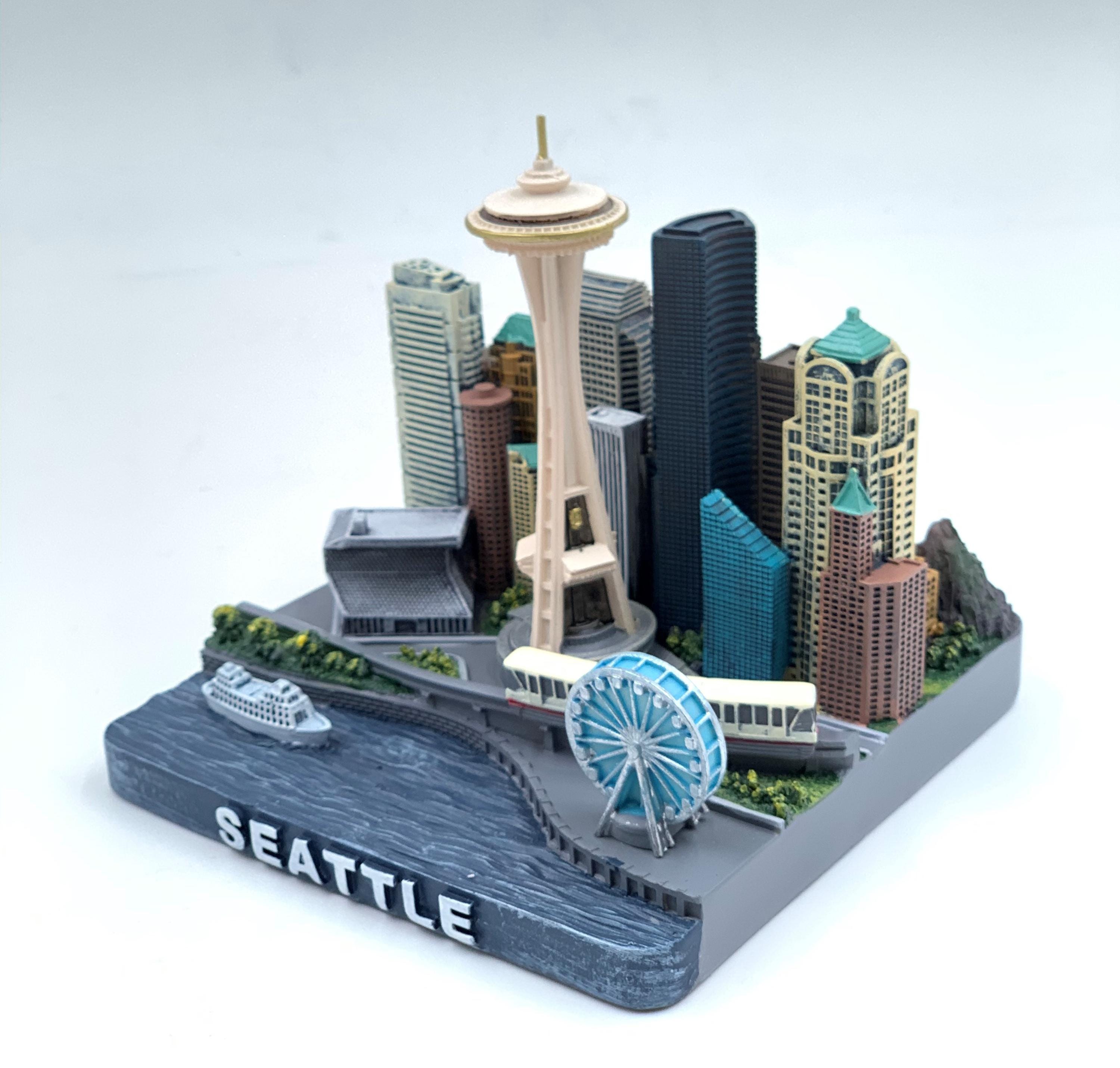 Seattle City Landmark Miniature Model – Collectible Souvenir
