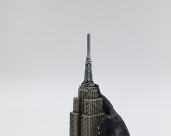 Empire State Building Replica With King Kong Figurine - NYC