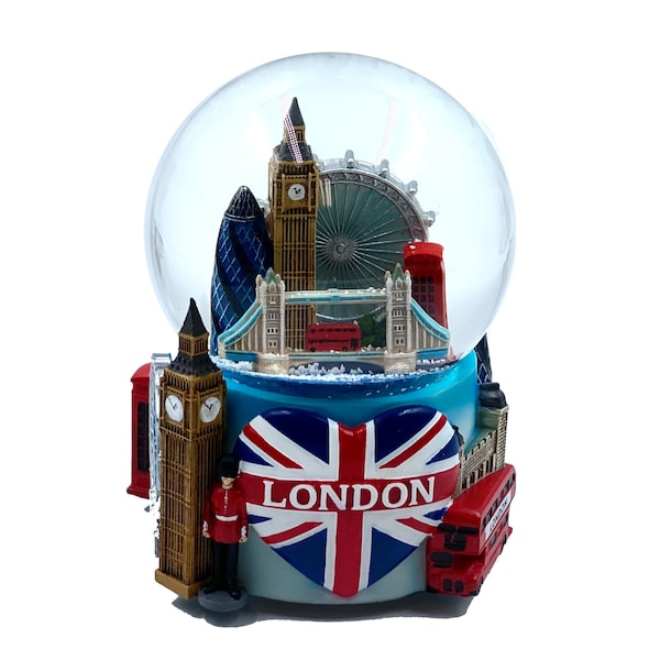 London 3D Musical Snow Globe Romantic Gift Souvenir Decor