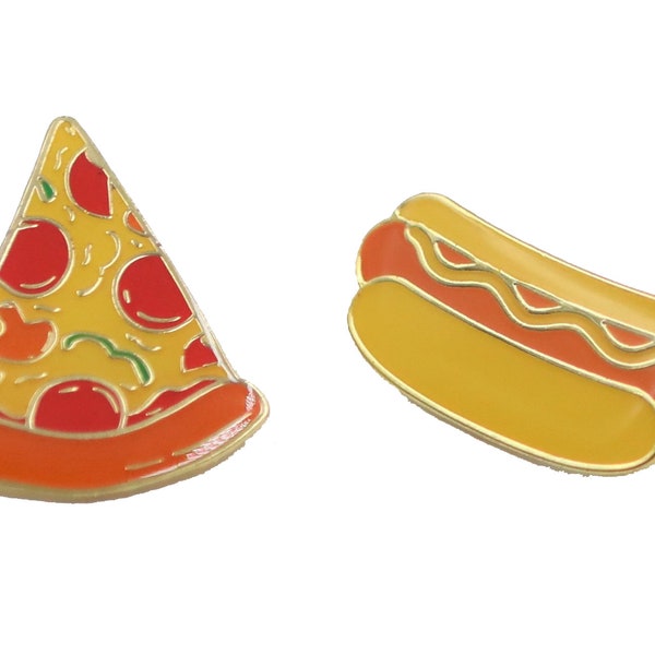 ZIZO Pin hot dog and pizza souvenir decoration gift for kids friends family