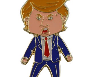 Pin de solapa "Happy Trump", pin de colección político
