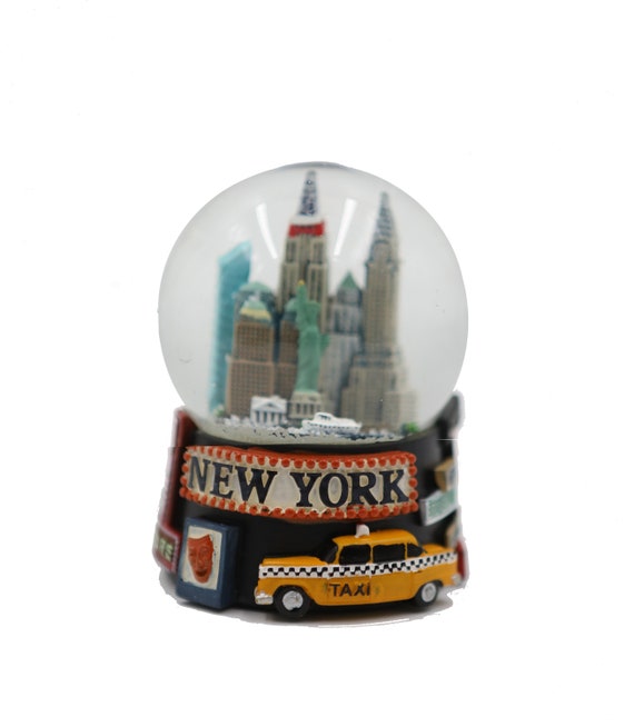 ZIZO New York City Snow Globe for Women Men and Kids Christmas Musical Snowglobe 7 inches