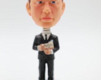 JFK Bobblehead Figur: John F. Kennedy Souvenir, 18cm
