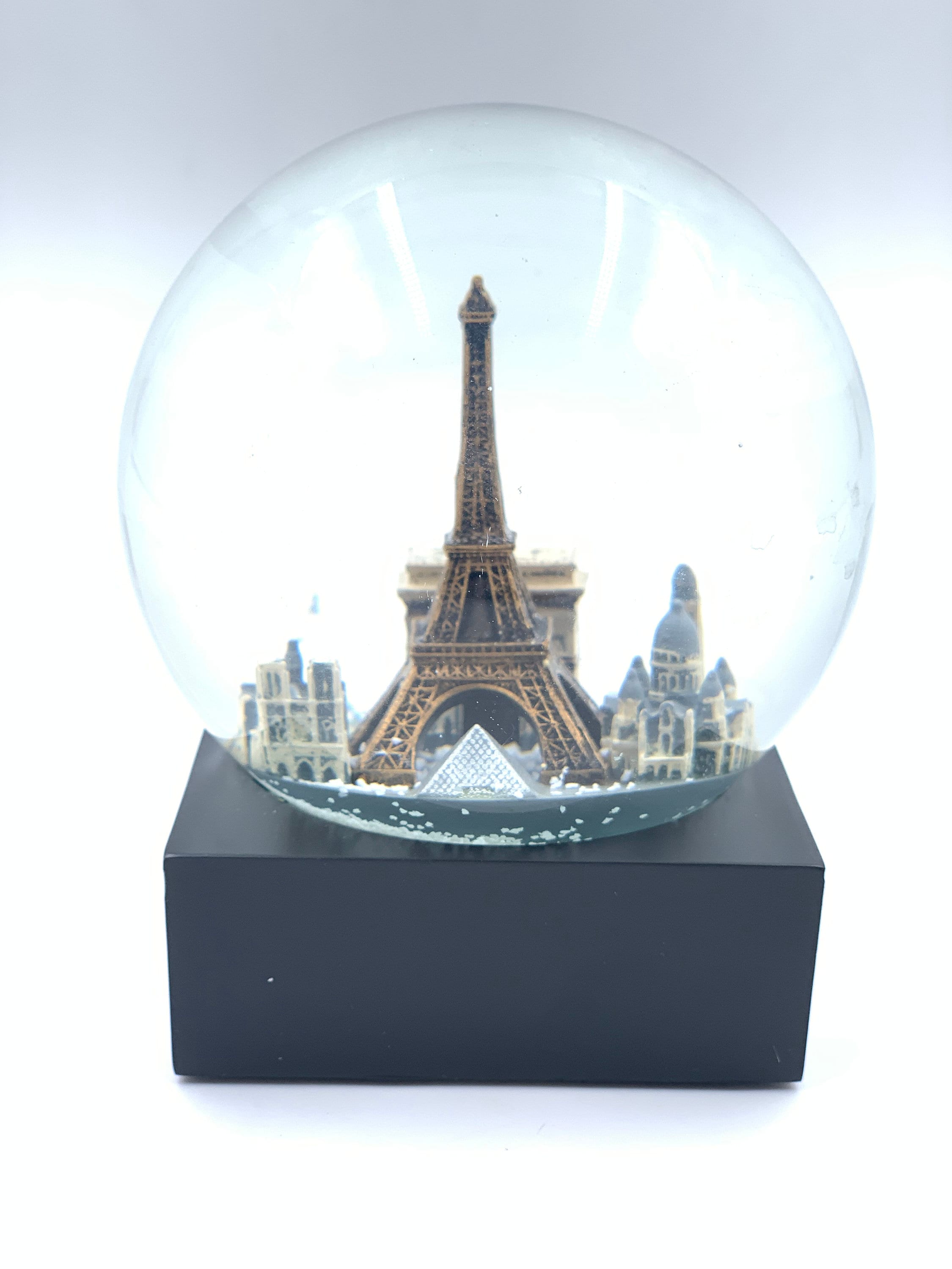 Paris Landmark Snow Globe Romantic Gift Souvenir Decor for Home Office 4  Inches 