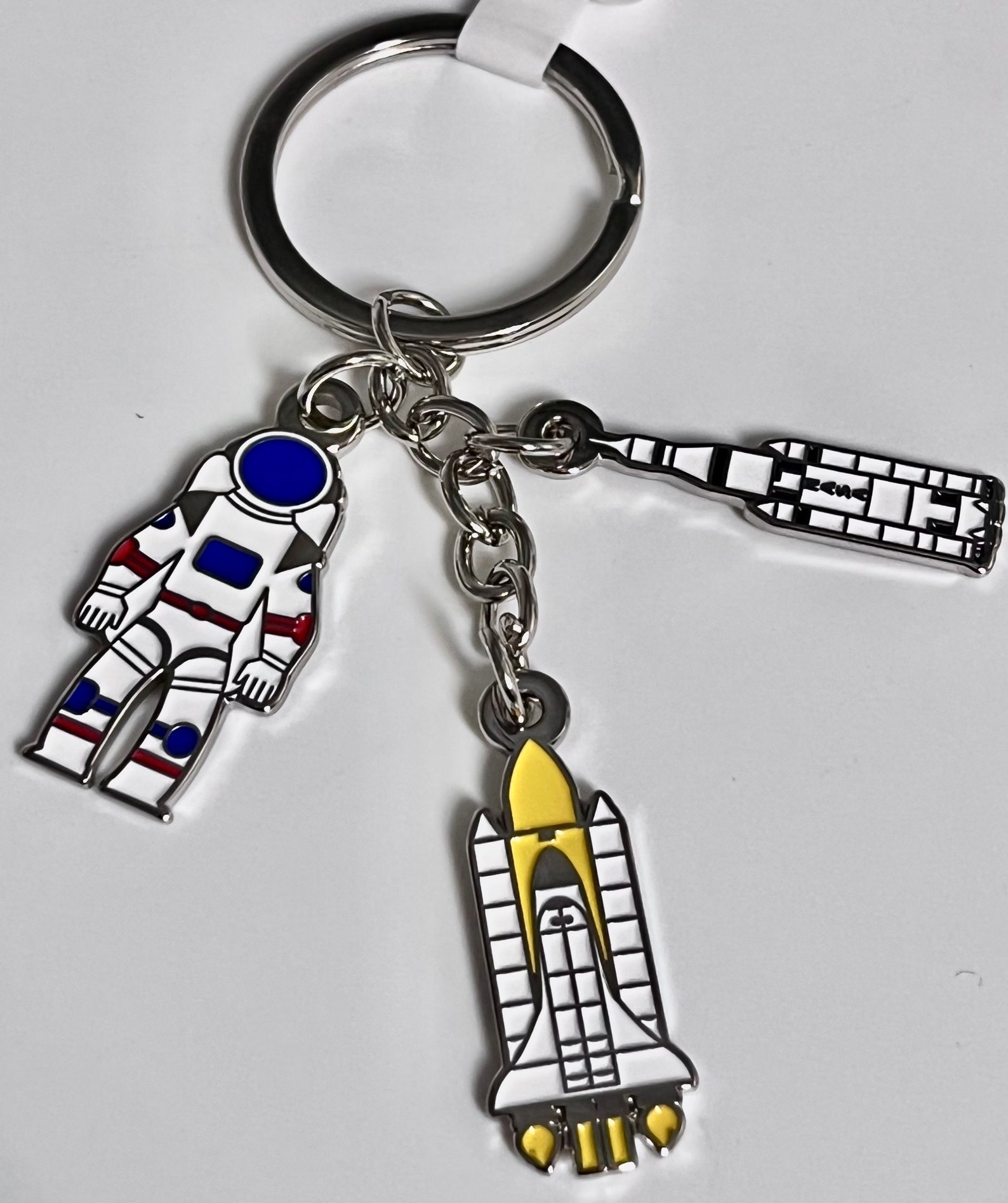 NASA Robot Astronaut Spaceman Key Chain Car Key Chain Key Holder for ...