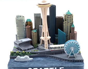 Seattle City Landmark Miniature Model – Collectible Souvenir