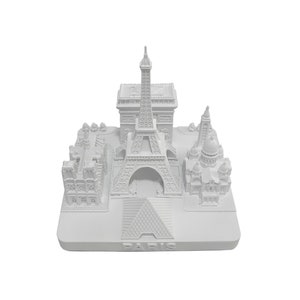 Paris City Skyline 3D Model: Landmark Replica Souvenir