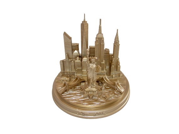 NYC Skyline 3D Model: Rose Gold New York City Souvenir - Etsy