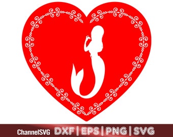 Valentine Mermaid Etsy