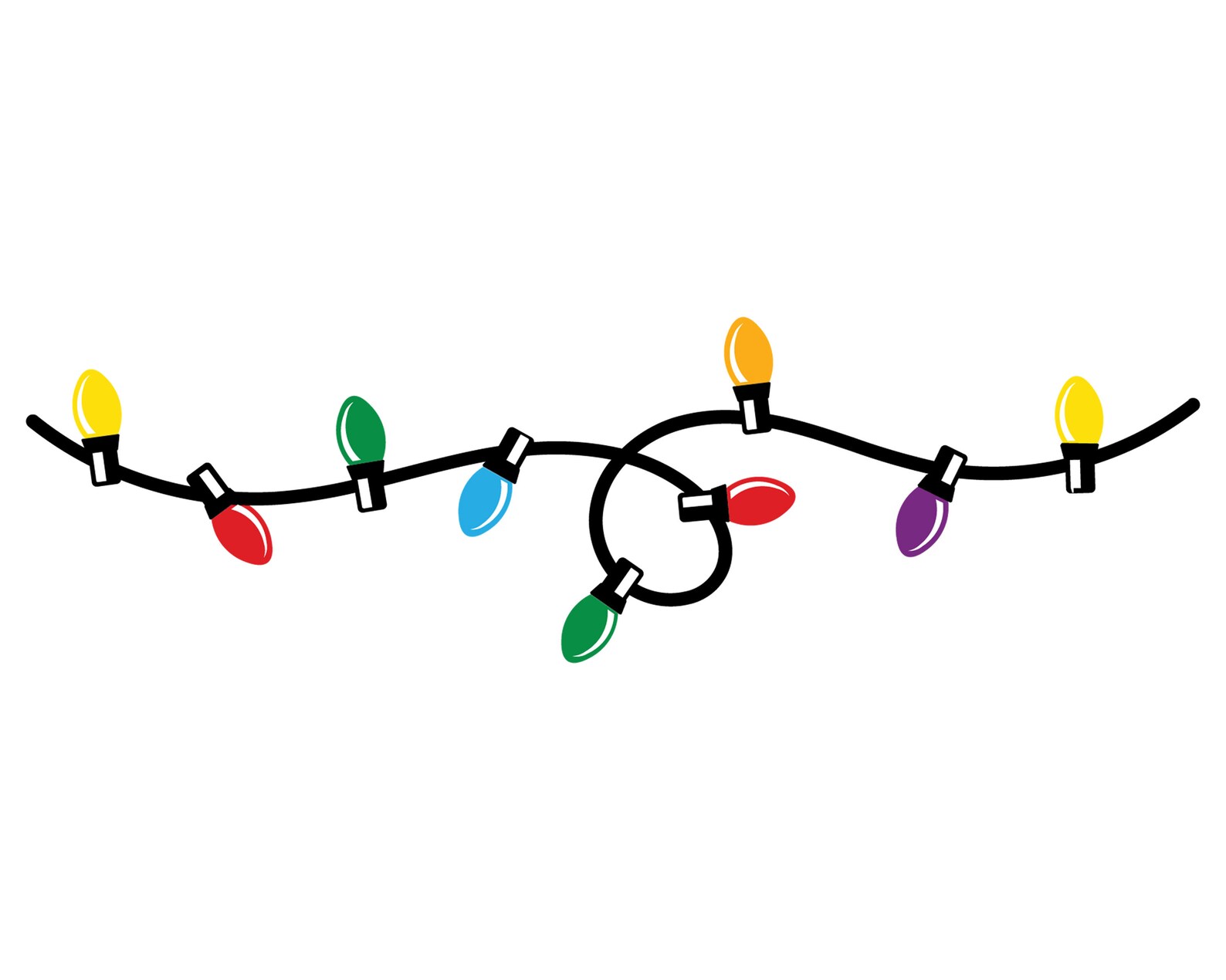Christmas Lights Bundle 4 SVG, Christmas Lights Svg, Christmas Lights