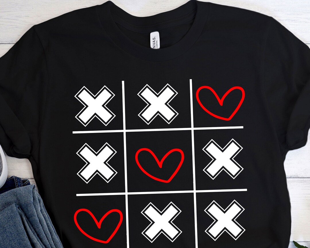 Tic Tac Toe Hearts SVG, Valentines Svg, Love Always Wins Svg ...