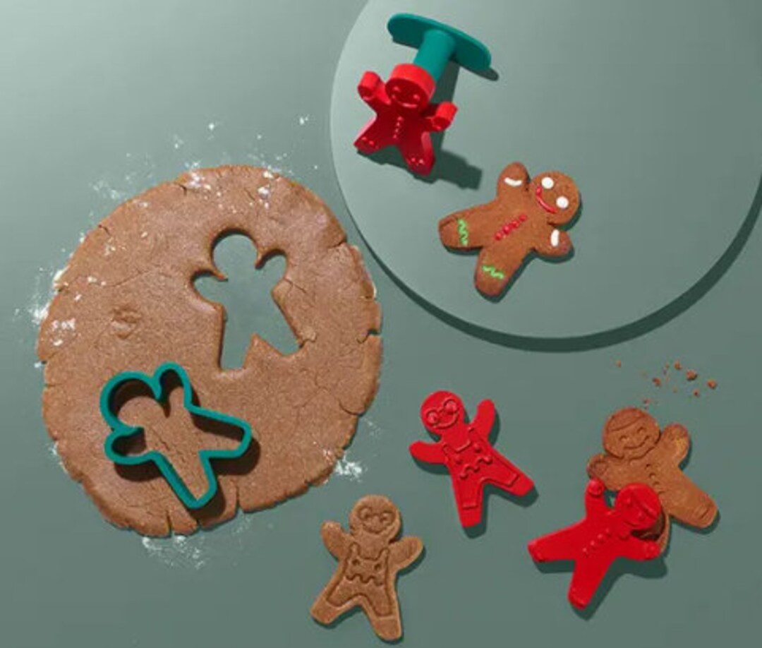 Gingerbread Man Cookie Mold Chtistmas Gingerbread Cookie Etsy