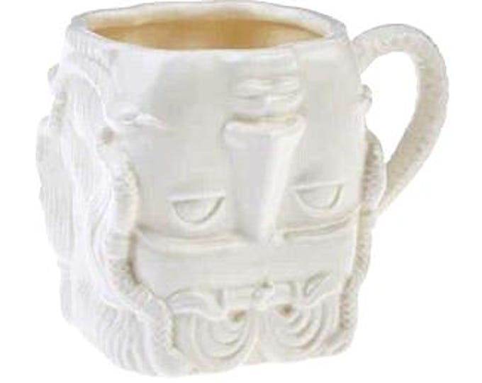Medusa Mug • White Medusa Coffee Cup • Greek Mythology Gift for Her • Gorgon Ceramic Tea Mug • Luxury Medusa Collectible