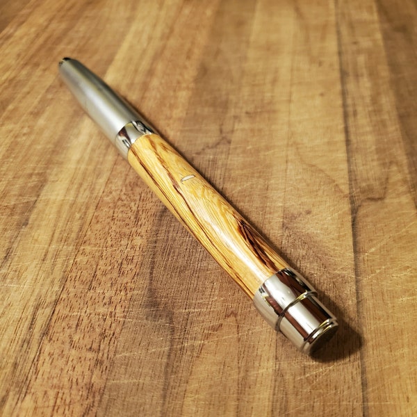 Wood Grip Fountain Pen Etsy