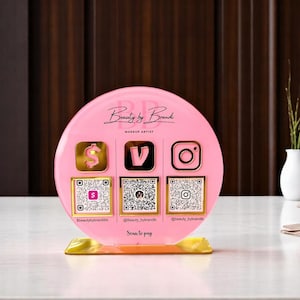 Payment Sign, Social Media QR Code Sign, Custom QR Code Sign, Payment Method Sign, Shop Decor, Business Social Media Sign, Gratuity Sign
