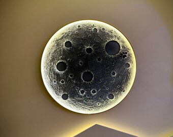 Lámpara Luna con nombre - Dehome - Decoración infantil