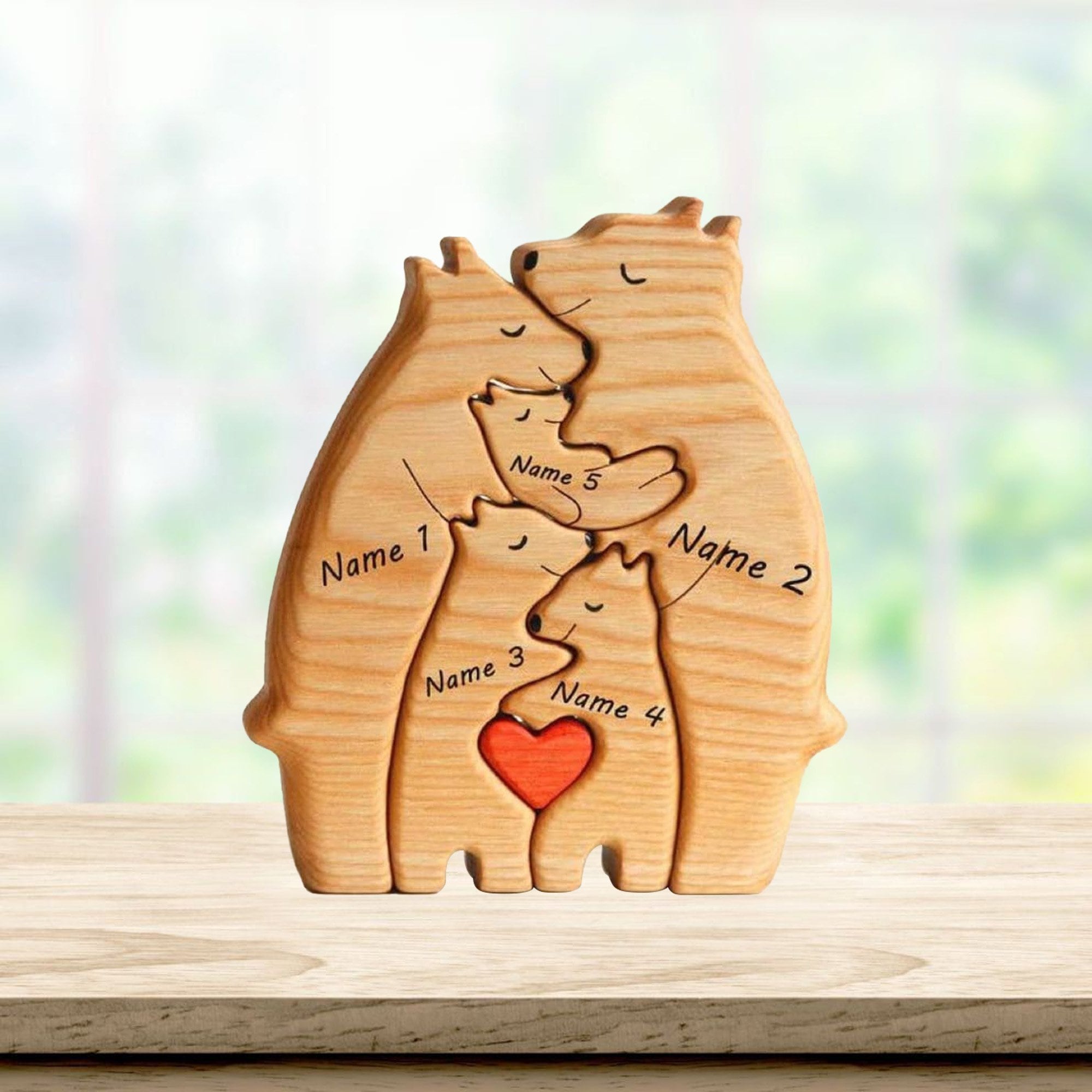 木彫り 熊 家族 wooden curved bear family 木彫り 熊 家族 wooden curved bear family Intarsia Wood Art 36