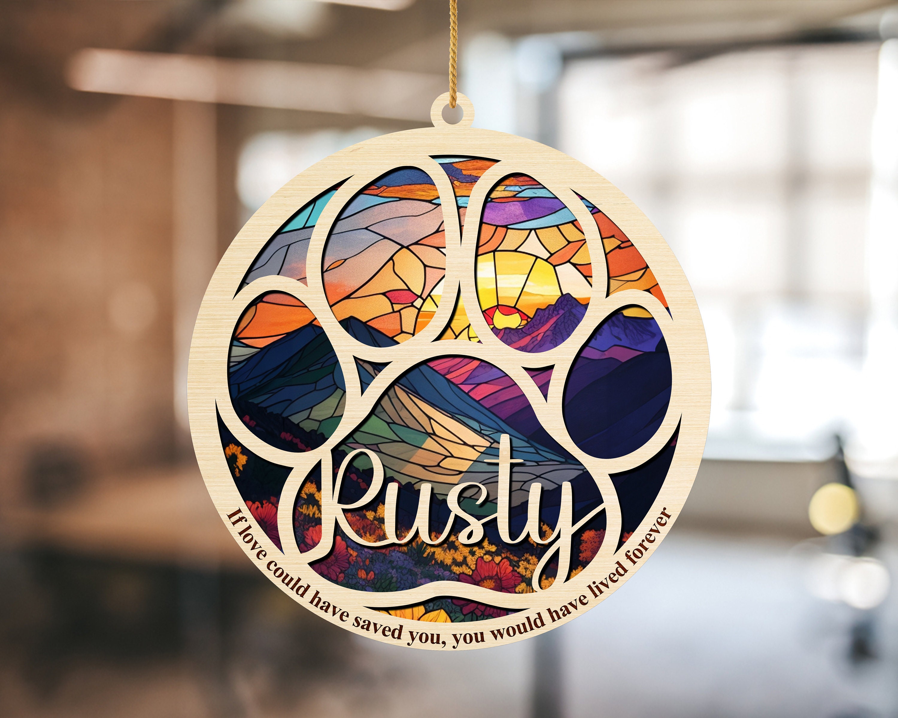 Rainbow bridge pet, sun catcher, suncatcher pet memorial sold by ...
