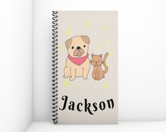 Puppy notebook for kids