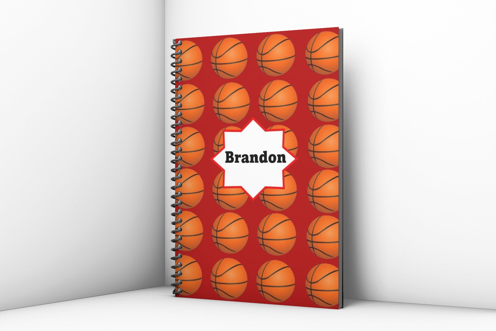 Personalized Sports Spiral Football Spiral Soccer Spiral Etsy UK