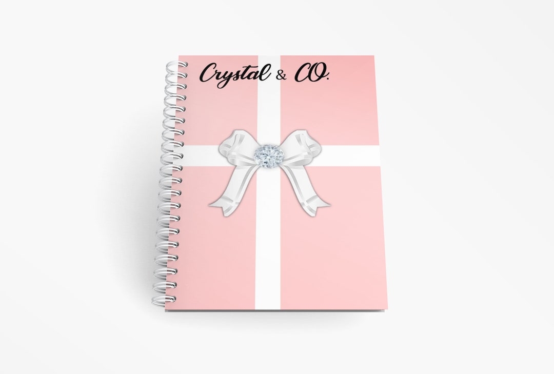 Personalized Bow Notebook, Elegant Gold Notebook, Chevron Gift Notebook ...