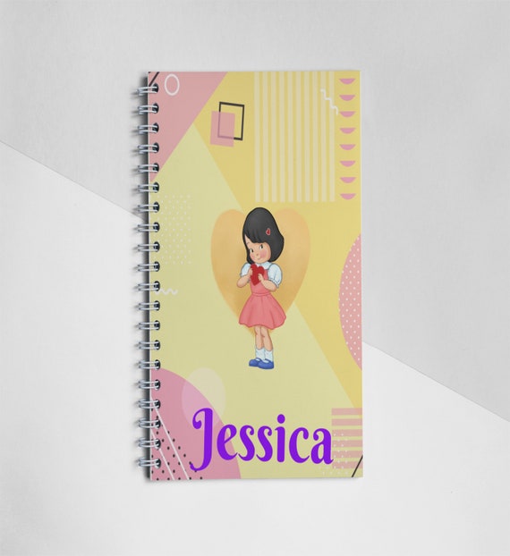 Personalized Notebook Sketchbook Journal Custom Birthday Gift Girl