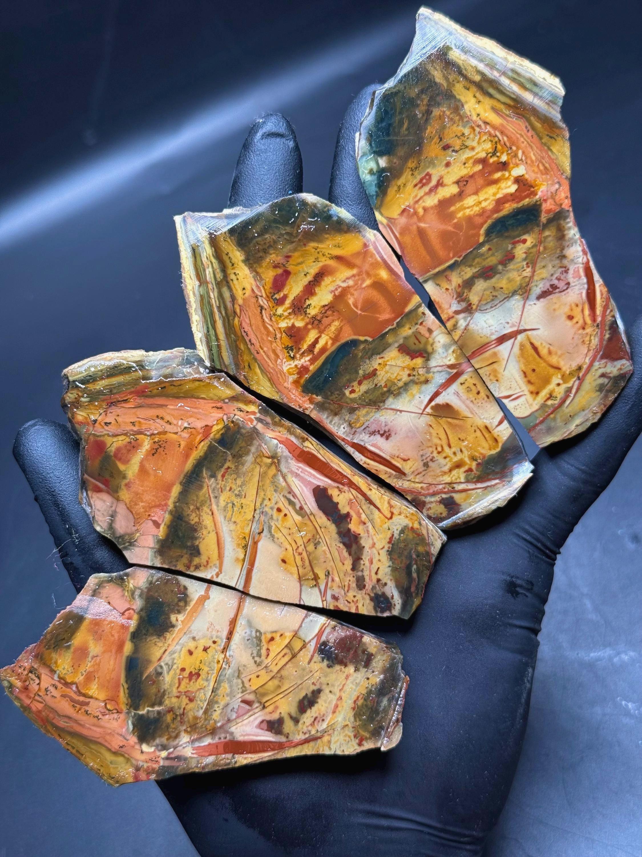 Morrisonite Jasper Slabs (4) - Oregon Lapidary