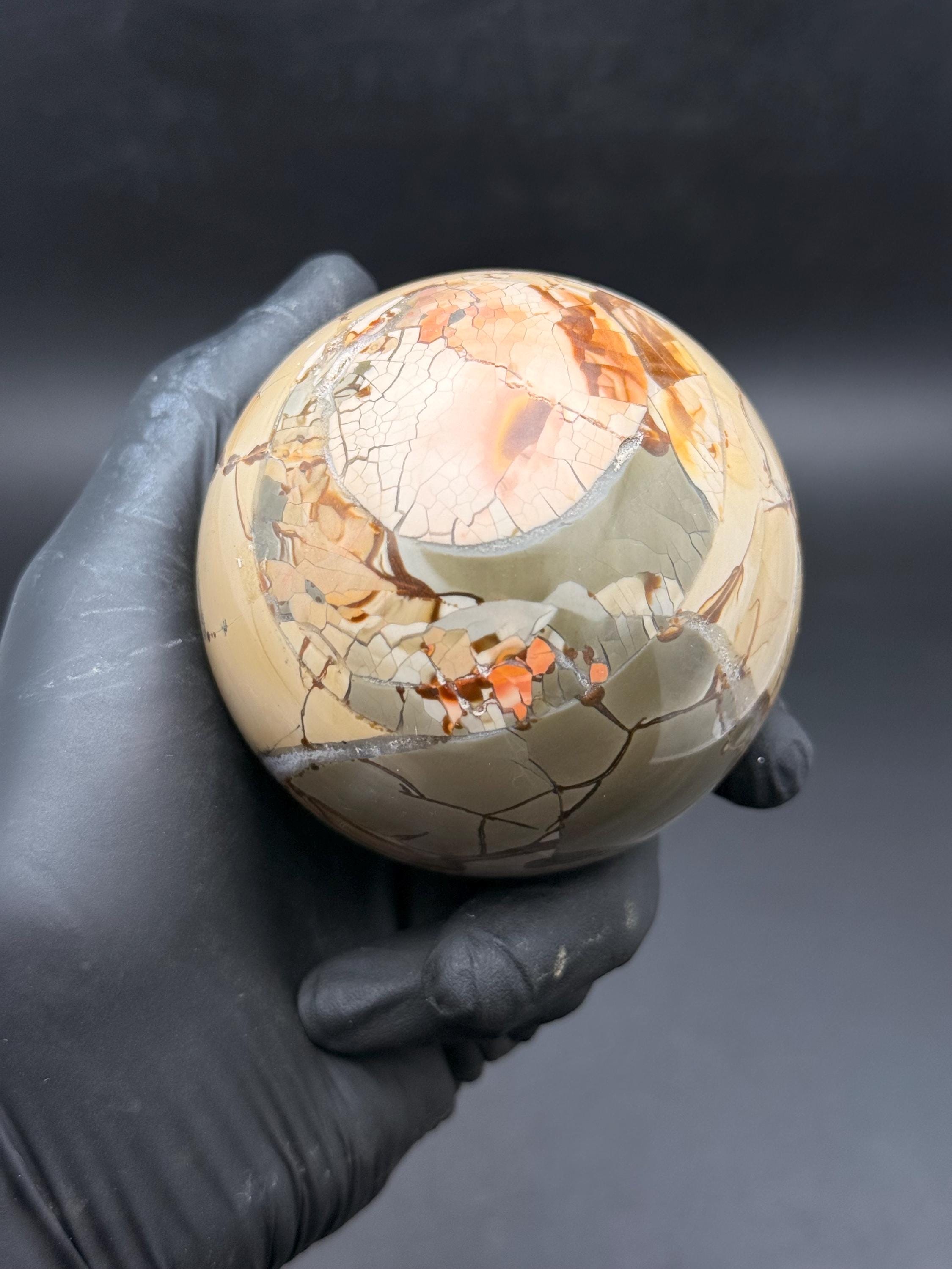 Ibis Jasper Sphere - Etsy