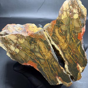 Carrasite Jasper Rough Split - 3.3 LBS - Oregon Lapidary