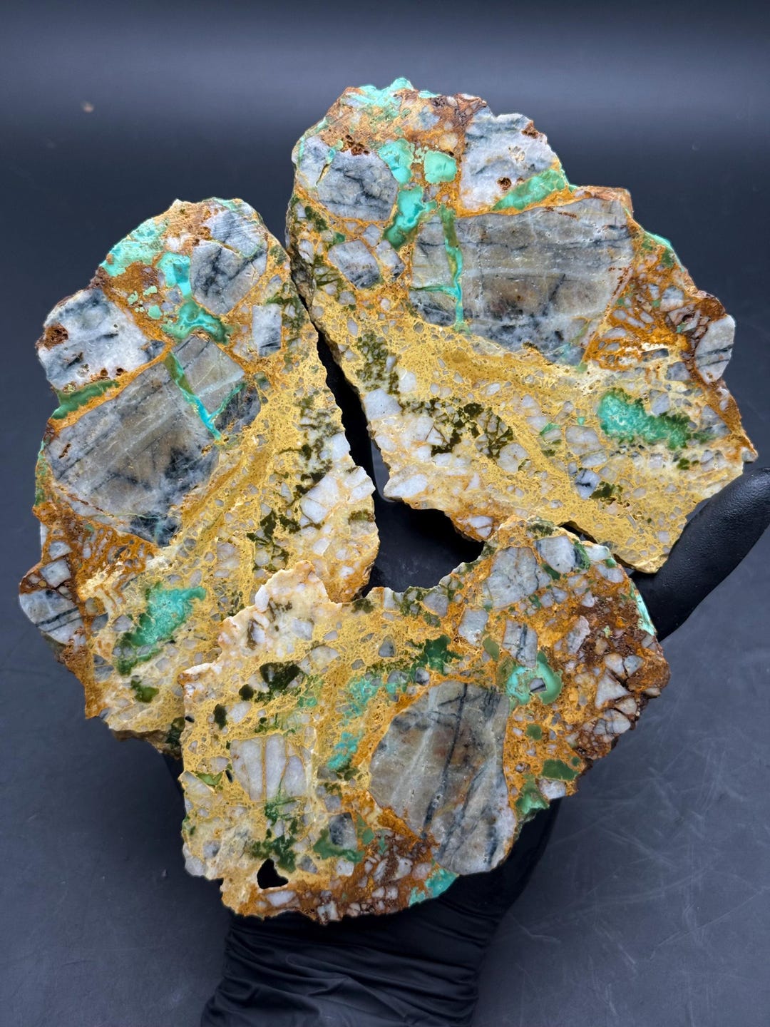 Turquoise Rough Slabs Royston Turquoise Slabs Stabilized + End Cut Rough - Nevada Lapidary - Etsy