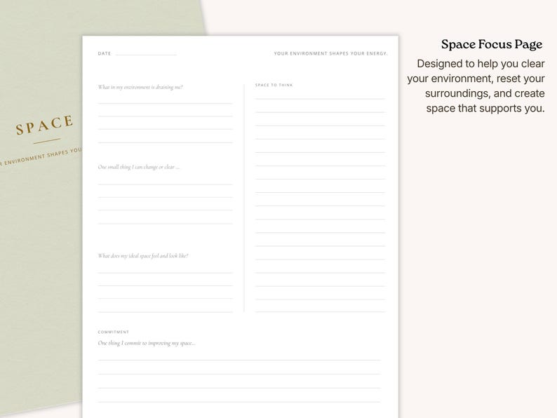 Printable Journal Pages Mindfulness Ritual Worksheet Self Care Journal ...