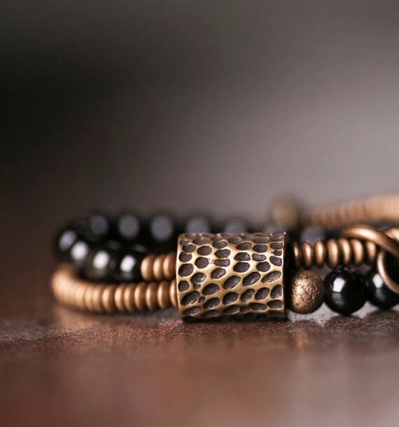 Black copper bracelet deals
