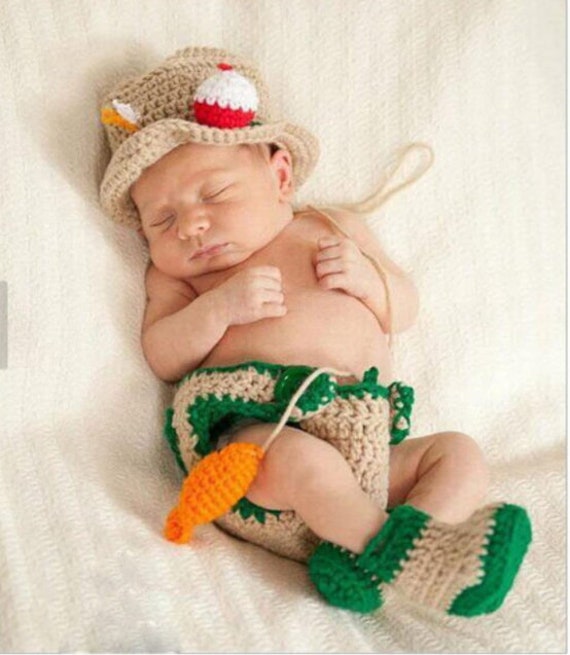 Infant Fishing Hat Baby Fishing Baby Fisherman Hat Newborn Fishing Fishing  Hat Fishing Bobber Fisherman Baby Shower Fisherman 