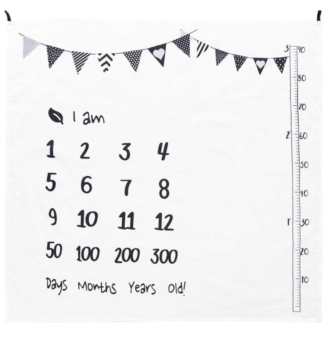 Milestone Blanket Baby Milestone Blanket Newborn Baby Etsy