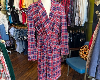 Vintage ROBE JCPenney Plaid Menswear size Med-Large