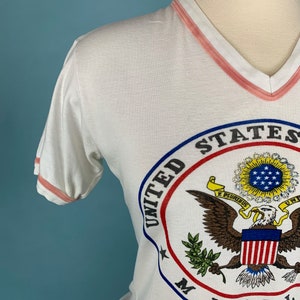 1980s Vintage SINGLE STITCH U.S. Embassy MANILA T-shirt Sz M image 5