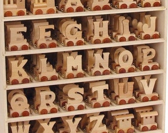 wooden train letters wholesale