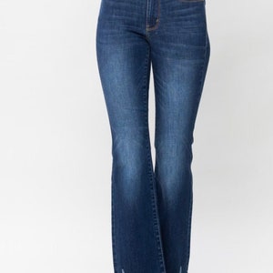 Judy Blue - Sienna High Rise Control Top Flare Jeans in Espresso