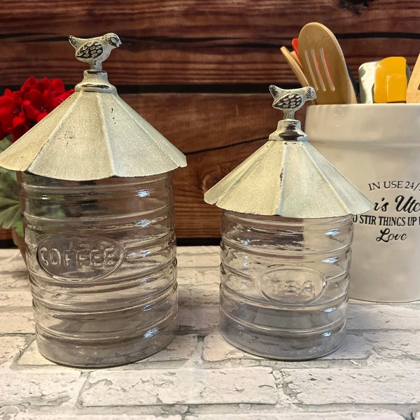 Farmhouse Canisters Etsy