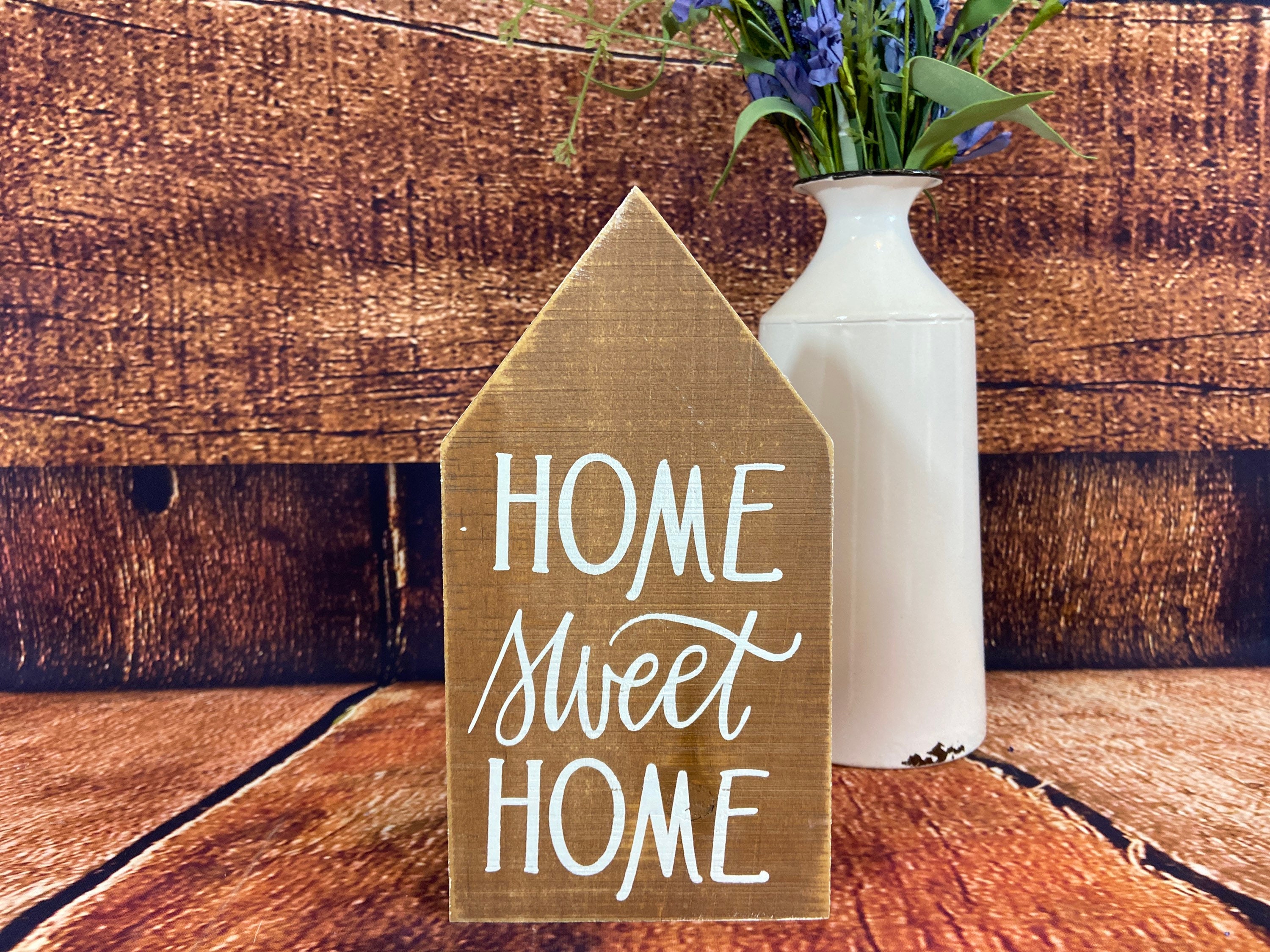 House Shaped Wall Art and Table Decor - Etsy