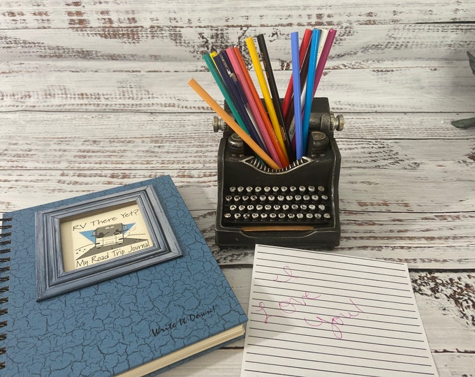 Typewriter Pen and Pencil Holder Hemingway Pencil Cup Retro Etsy