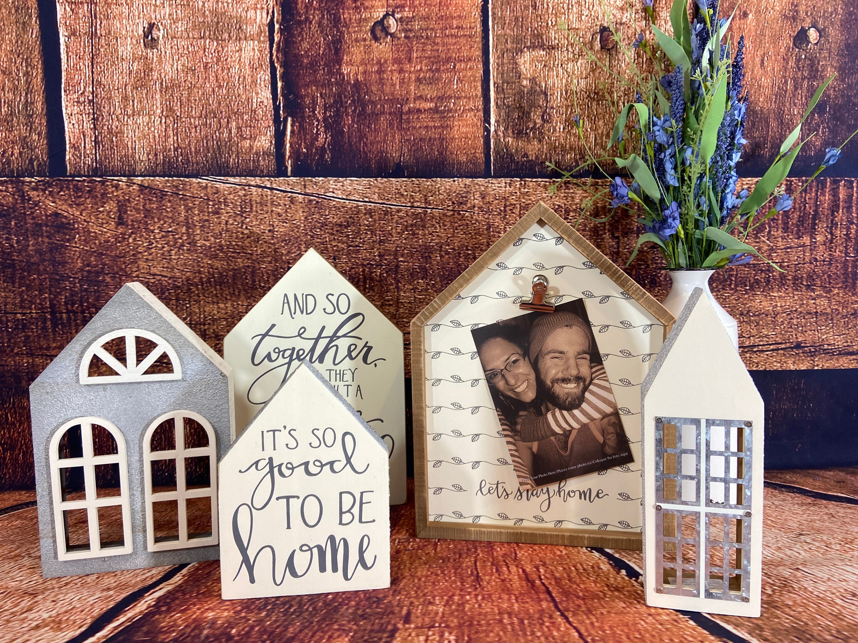 House Shaped Wall Art and Table Decor - Etsy
