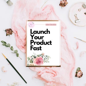 FILLABLE Business launch checklist, Small Business sales checklist, Entrepreneur launch checklist
